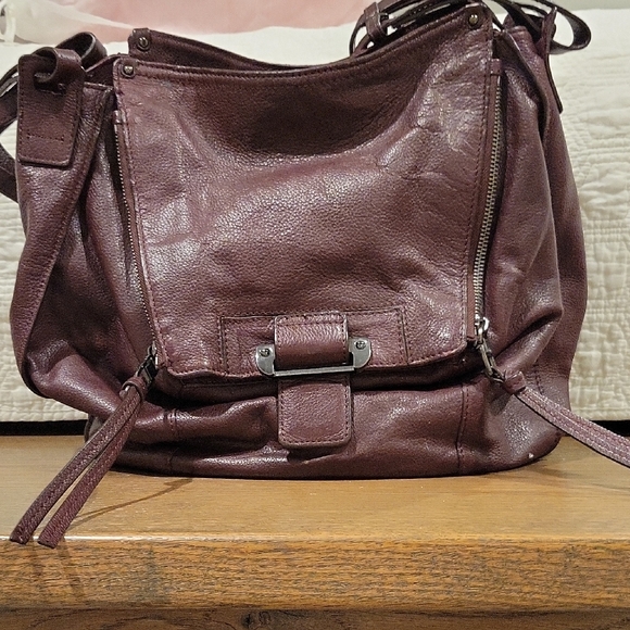 Kooba ZOEY  Shoulder Bag In Wineberry - Picture 1 of 4